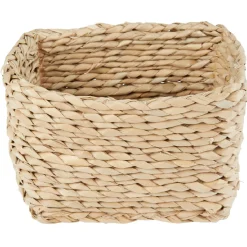 Rangement|Gifi Panière carrée imitation osier naturel