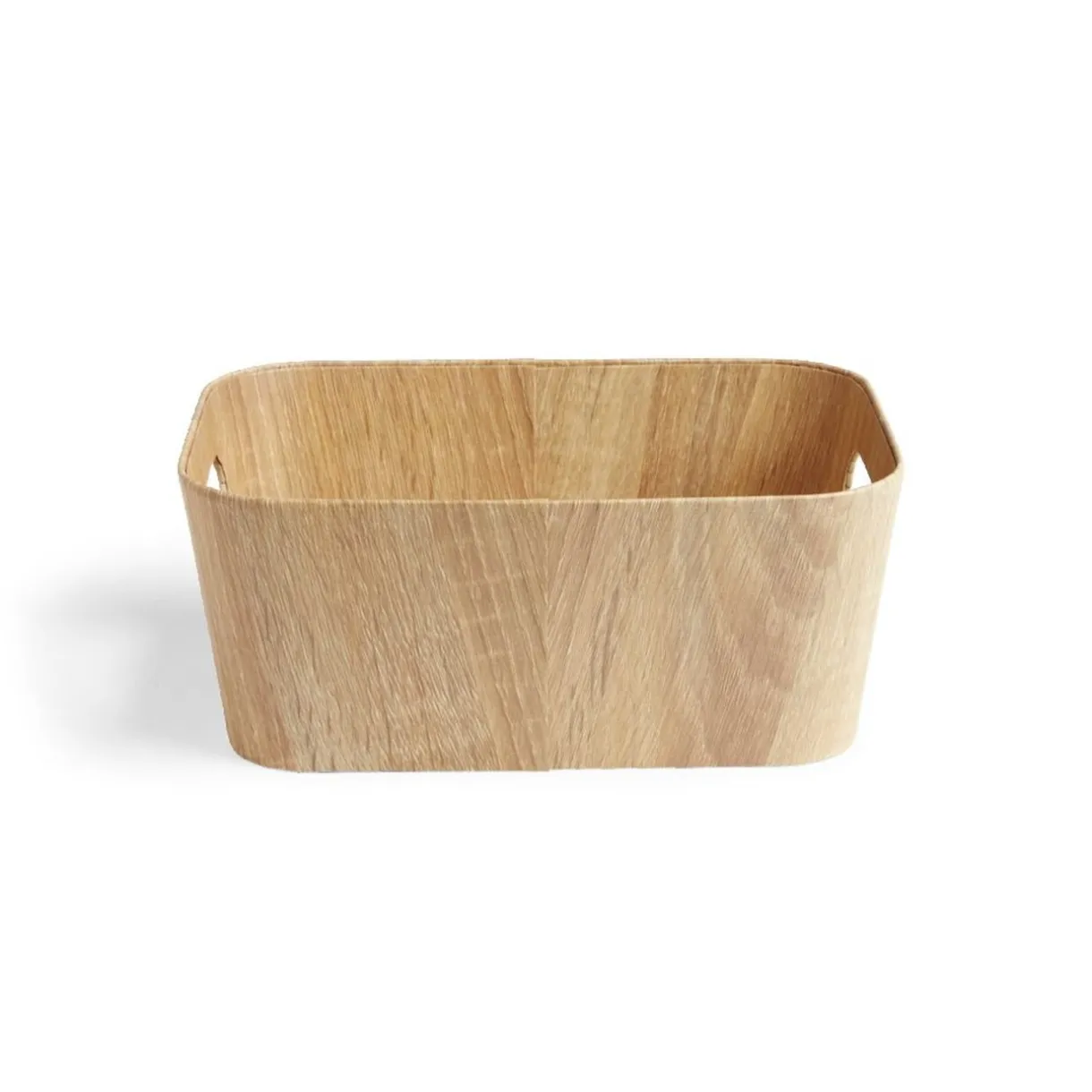 Rangement|Gifi Panière carton et papier imitation bois 26x18xH11cm