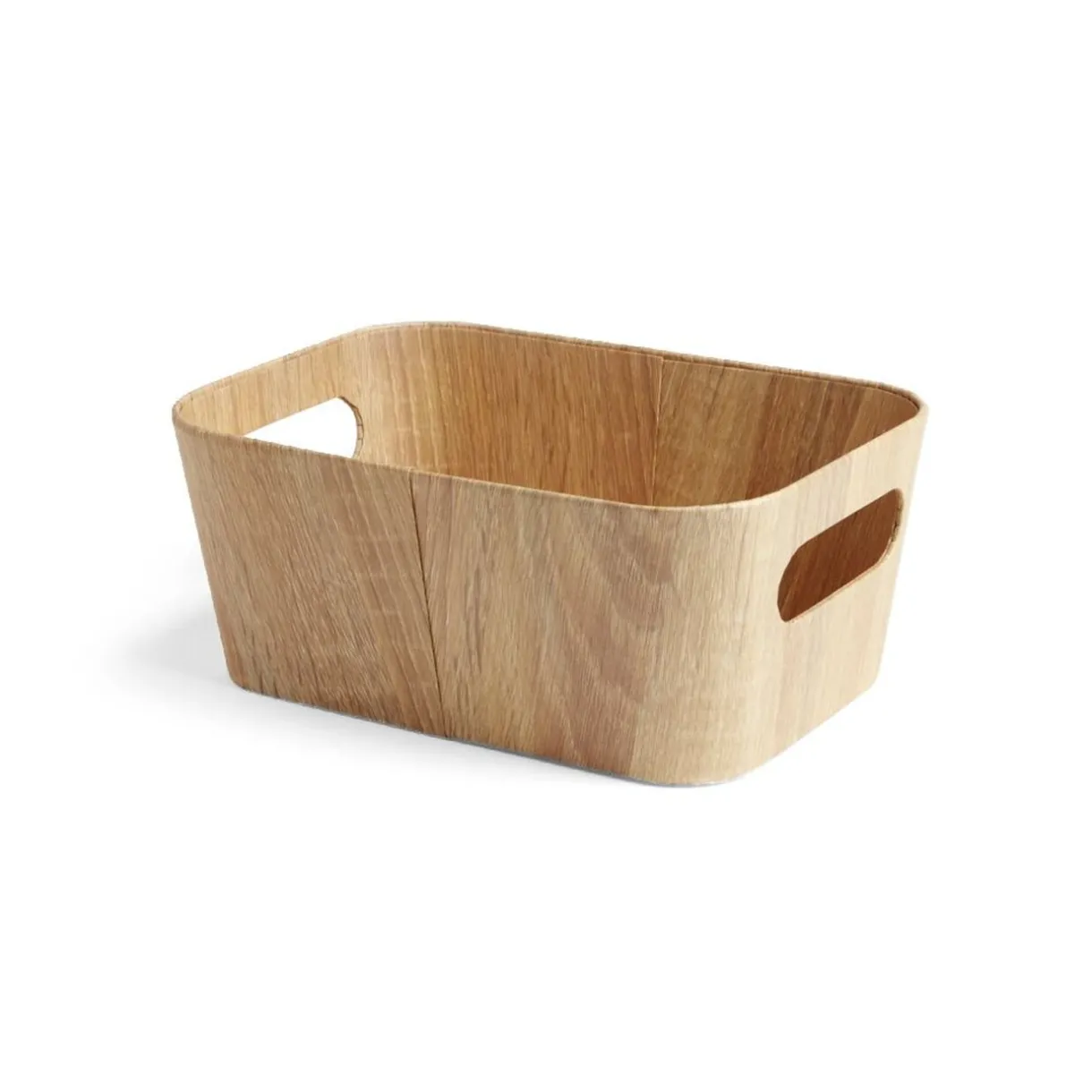 Rangement|Gifi Panière carton et papier imitation bois 26x18xH11cm