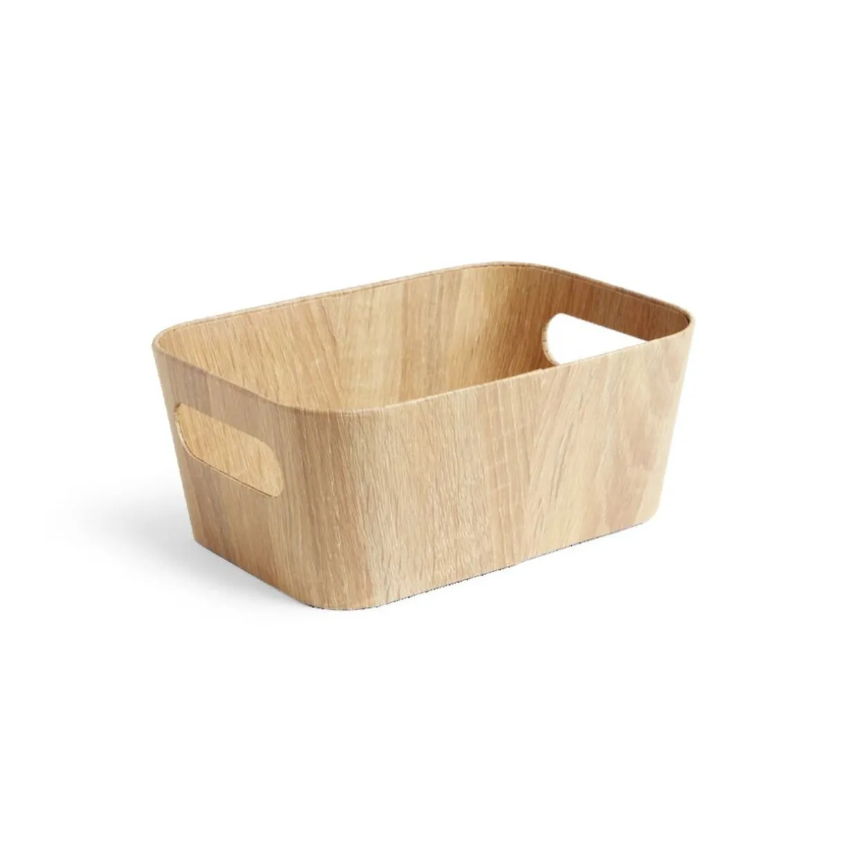 Rangement|Gifi Panière carton et papier imitation bois 26x18xH11cm