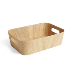 Rangement|Gifi Panière carton et papier imitation bois 37x26xH11cm