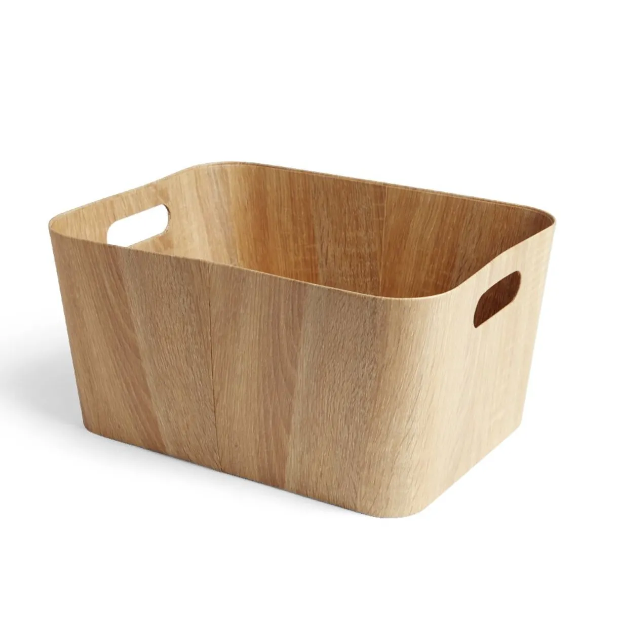 Rangement|Gifi Panière carton et papier imitation bois 40x30xH20cm