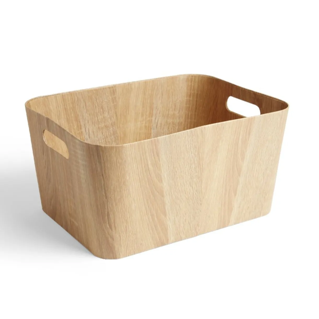 Rangement|Gifi Panière carton et papier imitation bois 40x30xH20cm