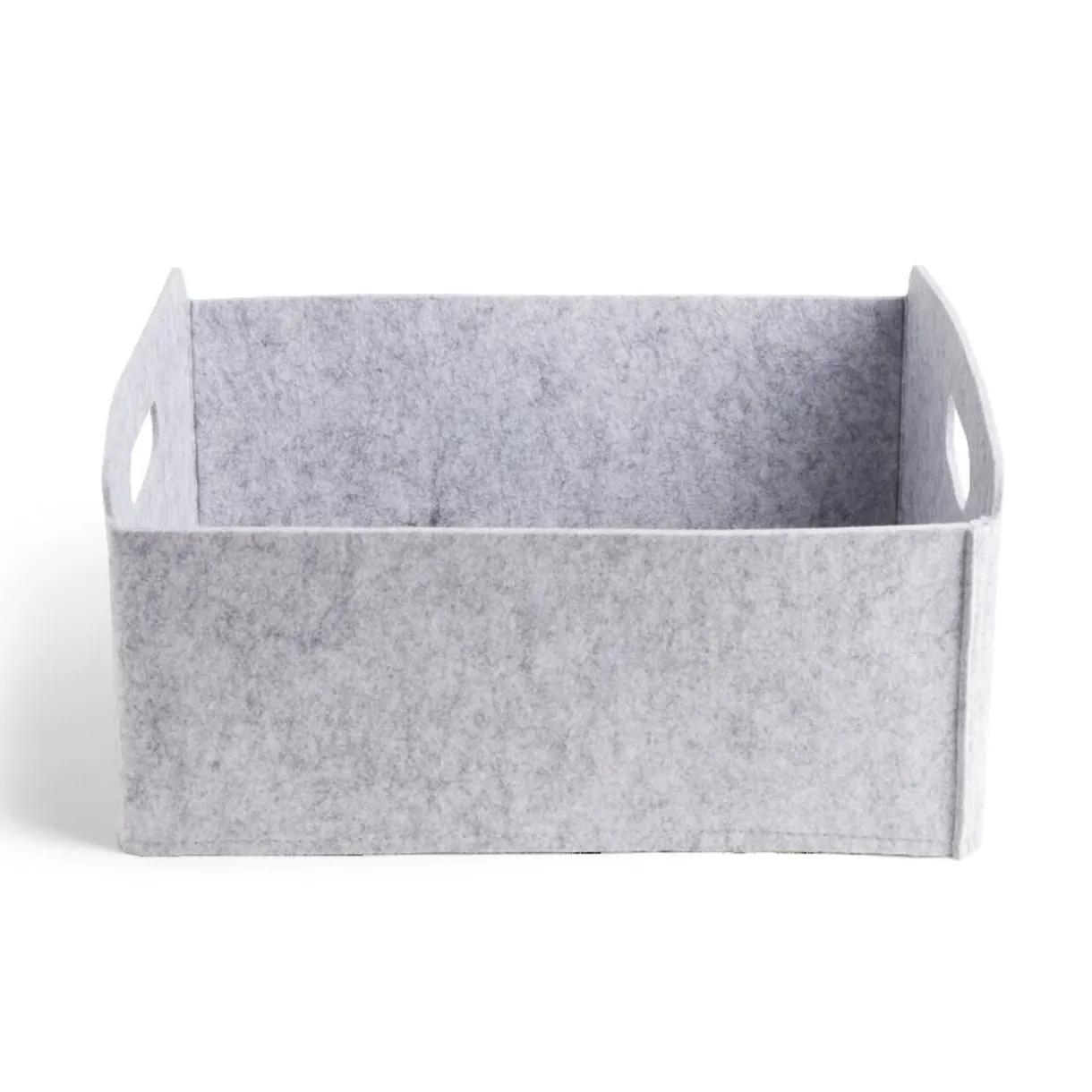 Rangement|Gifi Panière coton effet feutrine 34x28x16cm gris
