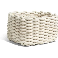 Rangement|Gifi Panière écrue tressée