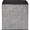 Rangement|Gifi Panière cube de rangement effet papier noir