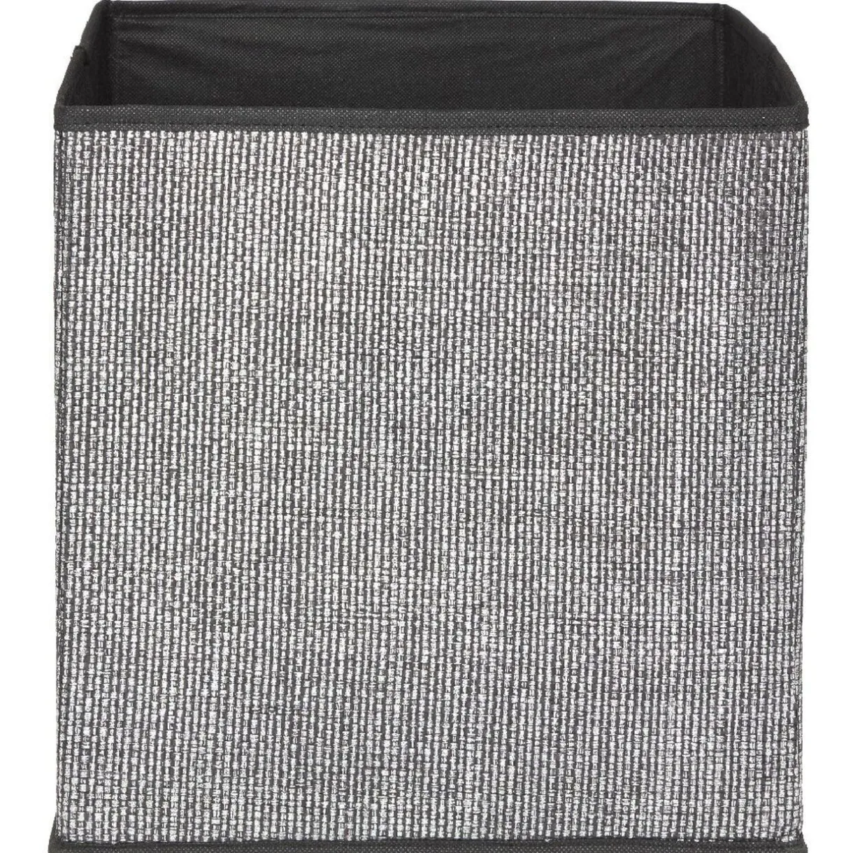 Rangement|Gifi Panière cube de rangement effet papier noir