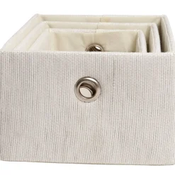 Rangement|Gifi Panière déco encastrable blanche X3