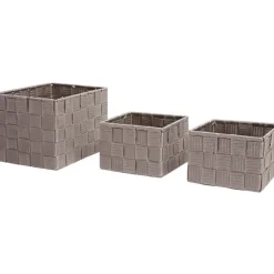 Rangement|Gifi Panière déco taupe X3