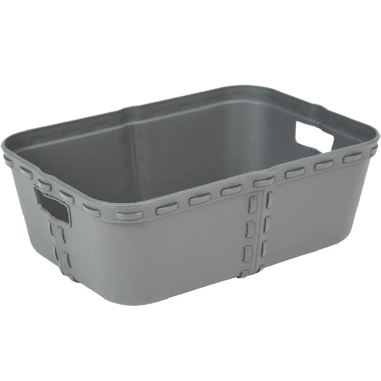 Rangement|Gifi Panière de rangement anthracite 1,3 L
