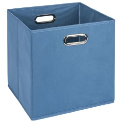 Rangement|Gifi Panière de rangement carrée poignée métallique x2