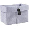 Rangement|Gifi Panière de rangement feutrine gris 19x13xH18cm