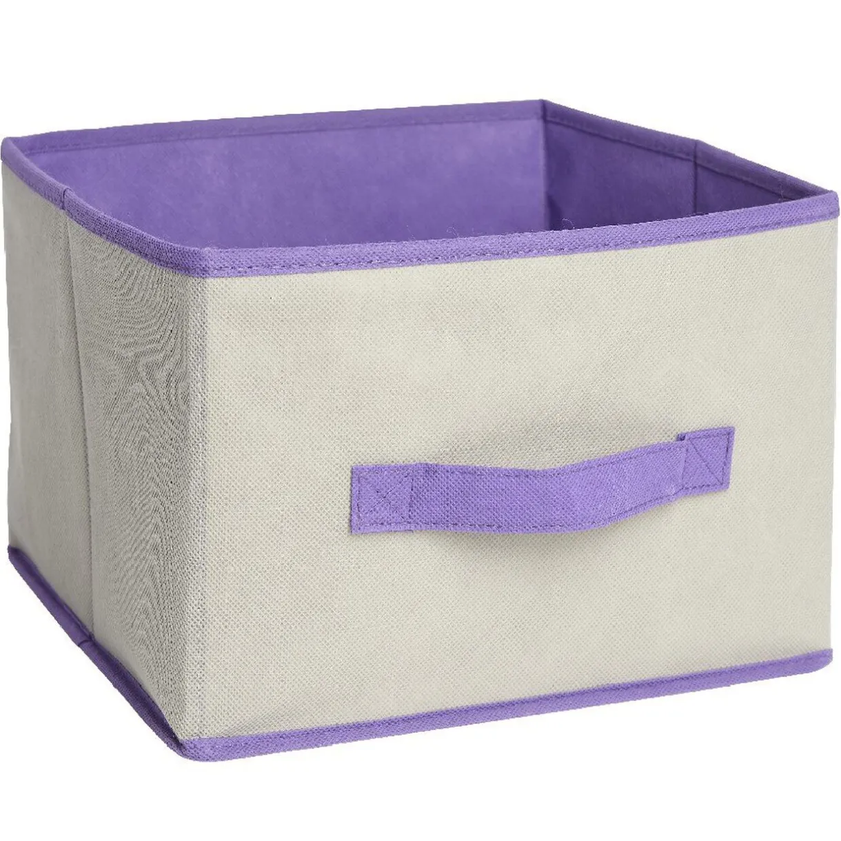 Rangement|Gifi Panière de rangement gris violet