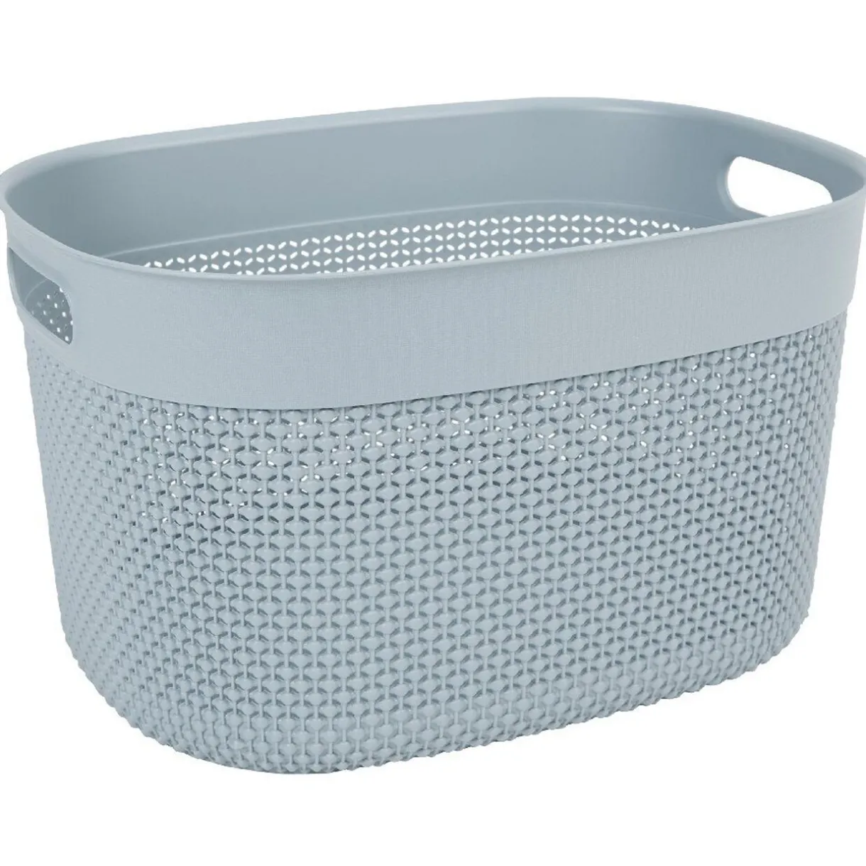 Entretien Du Linge|Gifi Panière de rangement gris 18 L