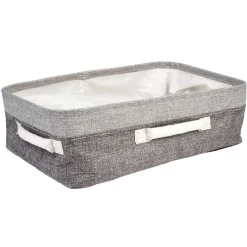 Rangement|Gifi Panière de rangement grise