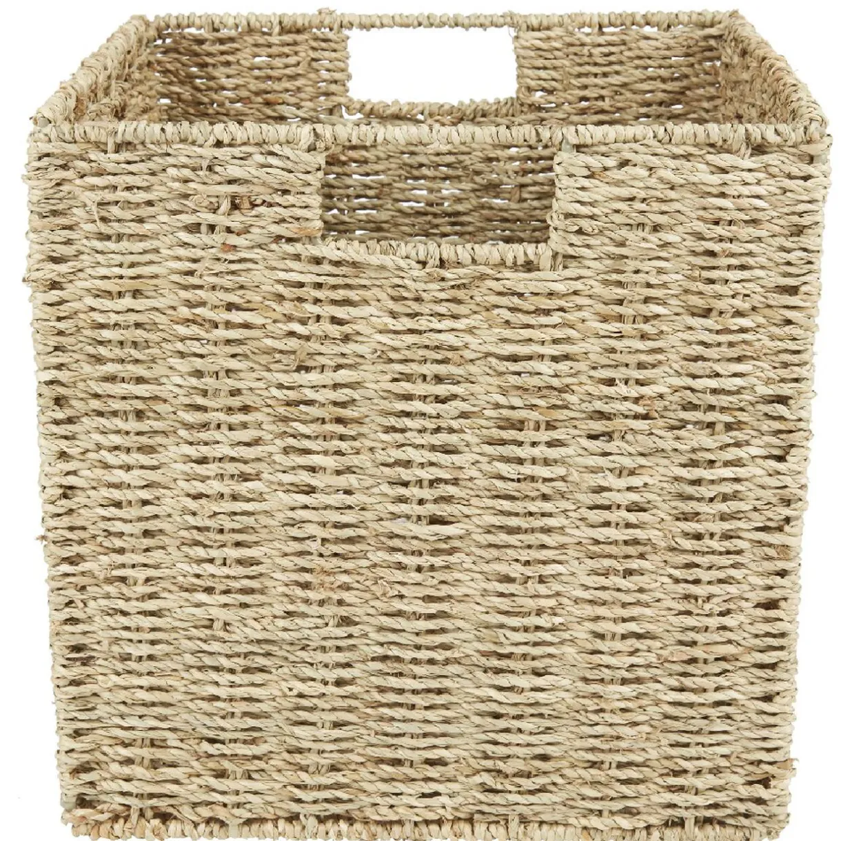 Rangement|Gifi Panière de rangement métal jonc naturel