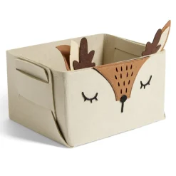 Rangement|Gifi Panière de rangement pour enfant motif animal feutrine 4 modèles