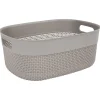 Entretien Du Linge|Gifi Panière de rangement taupe 12 L