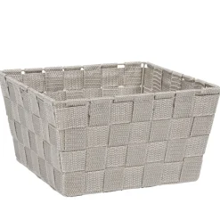 Rangement|Gifi Panière de rangement tressée grise clair taille L