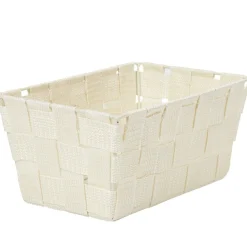 Entretien Du Linge|Gifi Panière de rangement tressée ivoire taille S