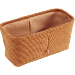 Rangement|Gifi Panière de rangement velours Marron - 15x31xH15 cm