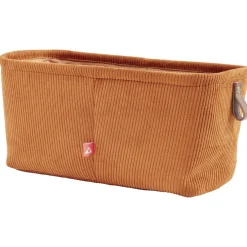 Rangement|Gifi Panière de rangement velours Marron - 15x31xH15 cm