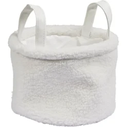 Rangement|Gifi Panière douceur blanc