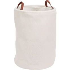 Entretien Du Linge|Gifi Panière effet laine bouclée 56L