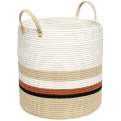 Rangement|Gifi Panière en coton Ø40 x H.40 cm