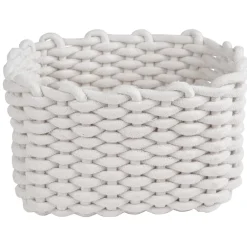 Rangement|Gifi Panière en coton effet tricot H16 cm