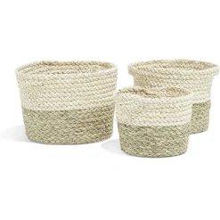 Rangement|Gifi Panière en jacinthe végétale x 3