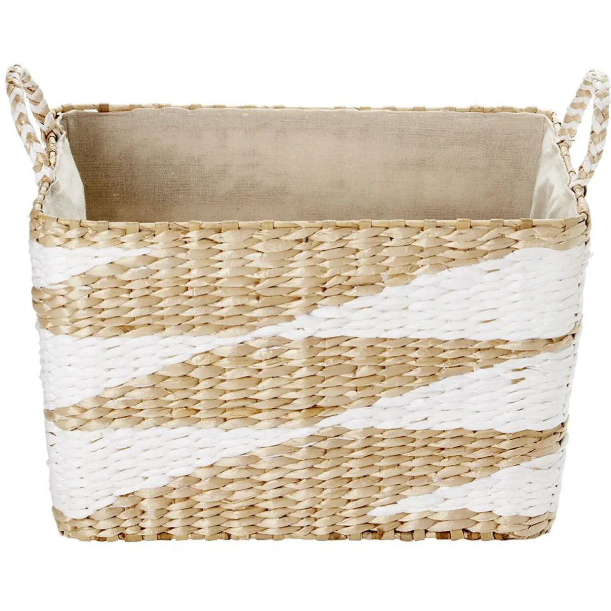 Rangement|Gifi Panière en jonc de mer 48 x 36 x H.30 cm