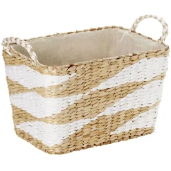 Rangement|Gifi Panière en jonc de mer 38 x 26 x H.24 cm