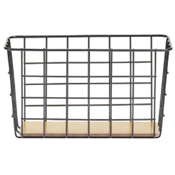 Sale Gifi Panière en métal et bambou