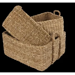 Rangement|Gifi Panière en osier avec anse x3