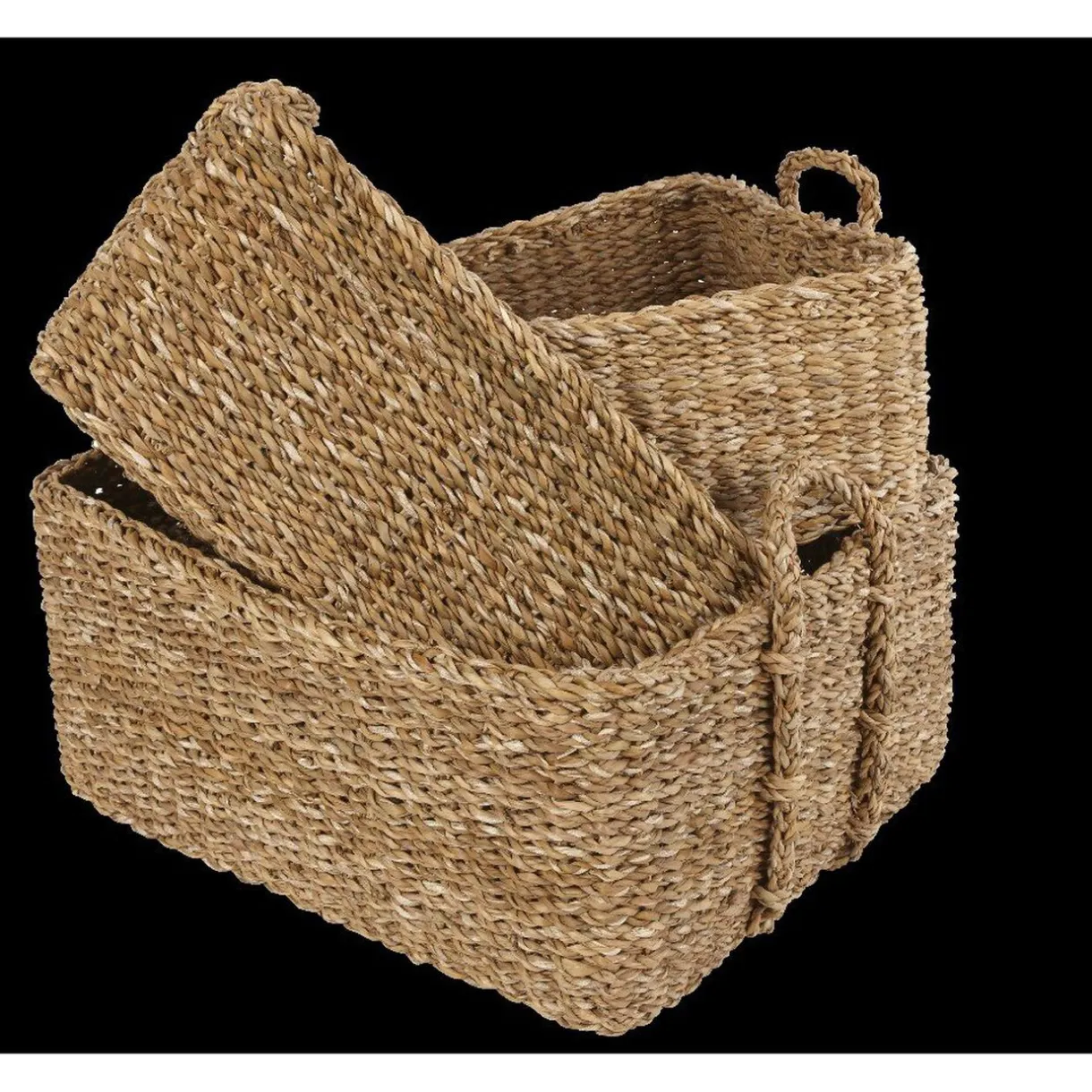 Rangement|Gifi Panière en osier avec anse x3