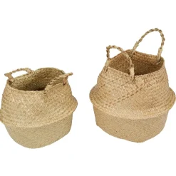 Rangement|Gifi Panière en osier naturelle x2