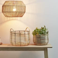 Rangement|Gifi Panière en peuplier x 2