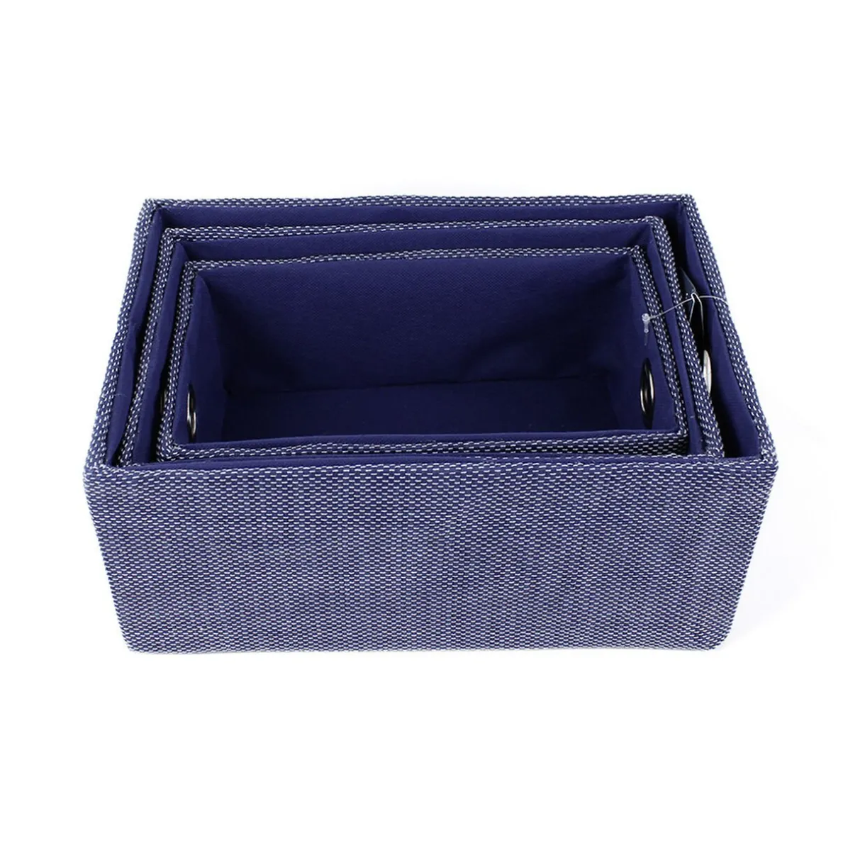 Rangement|Gifi Panière en polyester marron x3