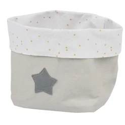 Rangement|Gifi Panière en tissu gris