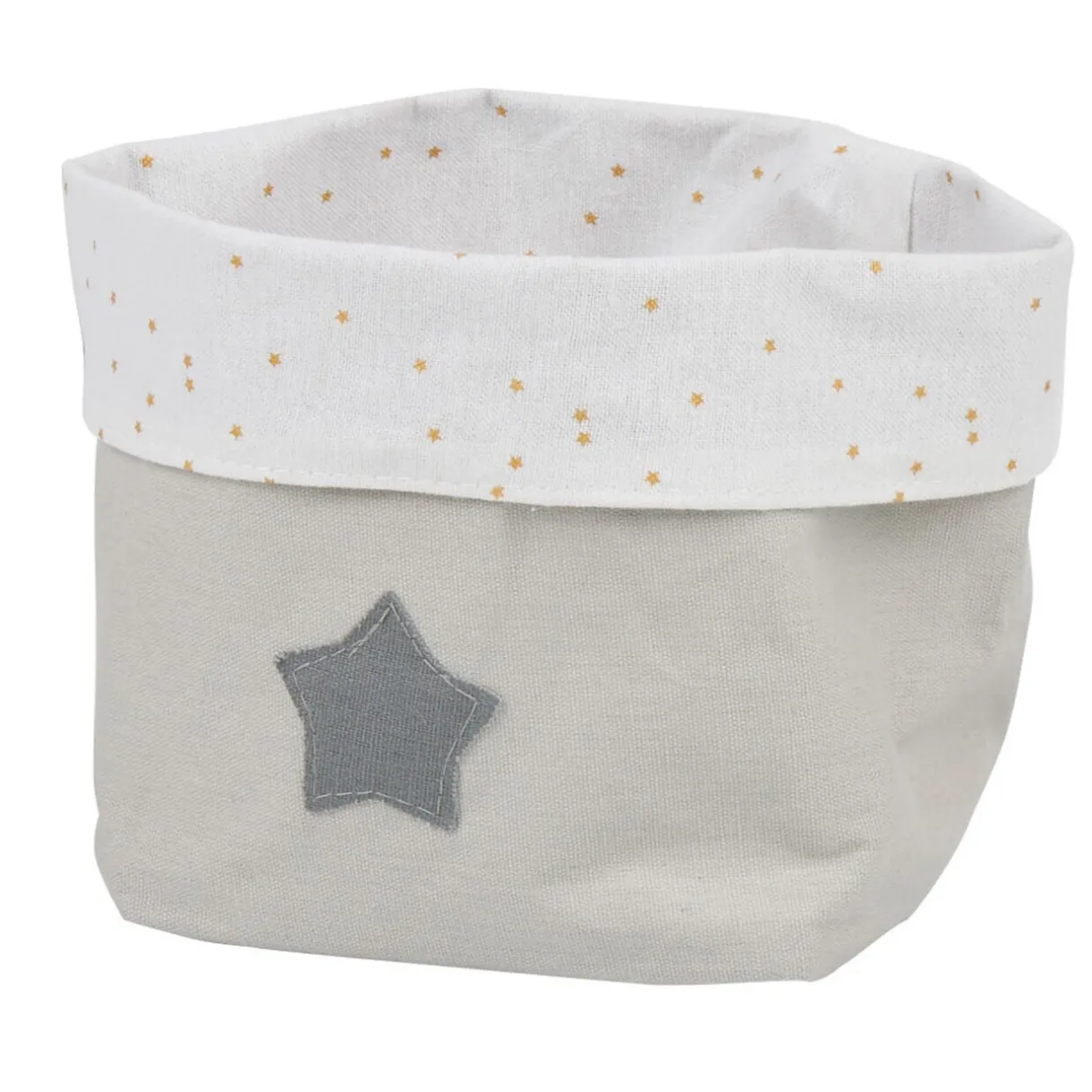 Rangement|Gifi Panière en tissu gris