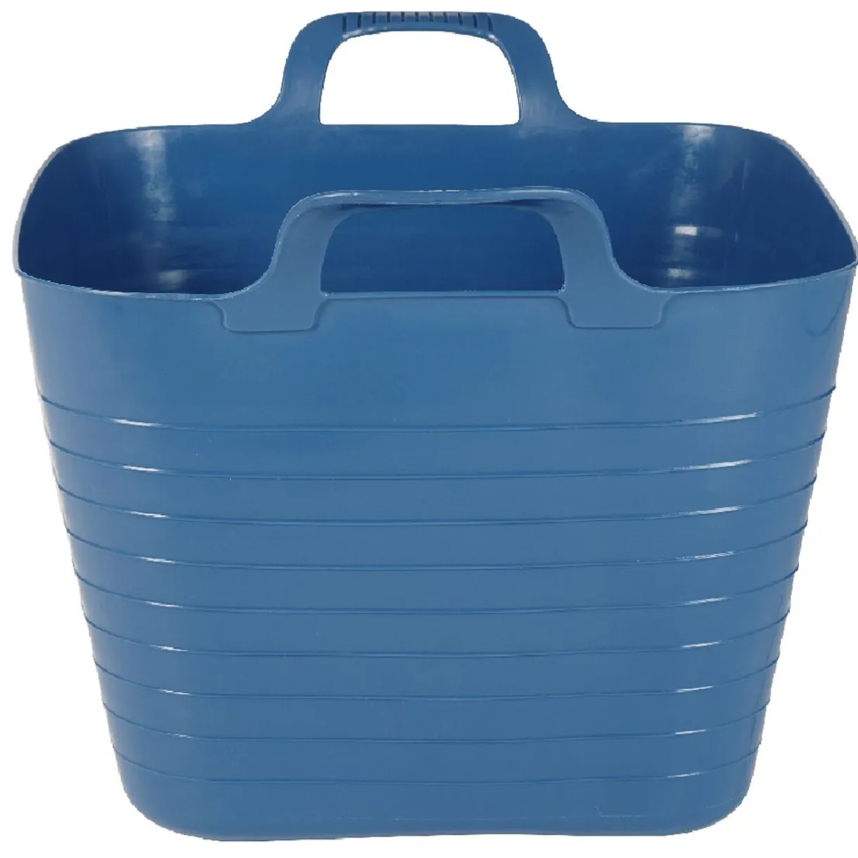 Rangement|Gifi Panière flexible 27 L bleu