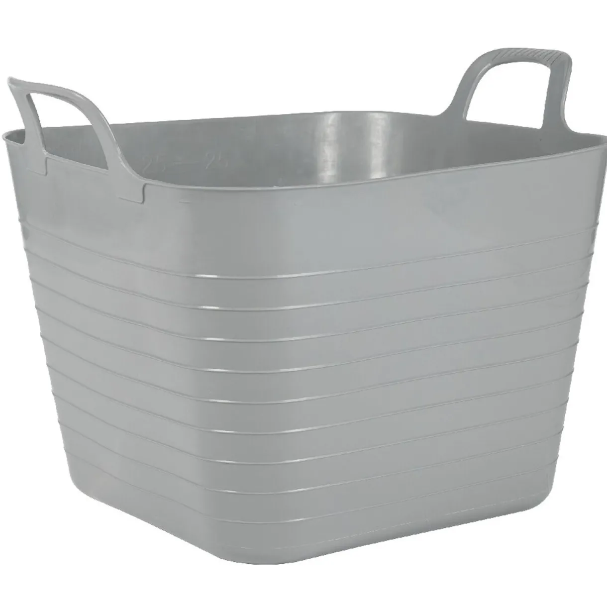 Rangement|Gifi Panière flexible 27 L grise