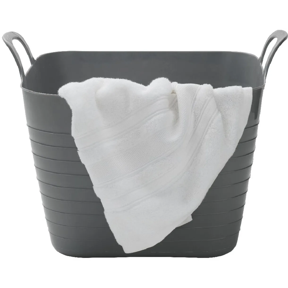 Rangement|Gifi Panière flexible 27 L grise