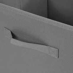 Rangement|Gifi Panière grise carré Box Cube