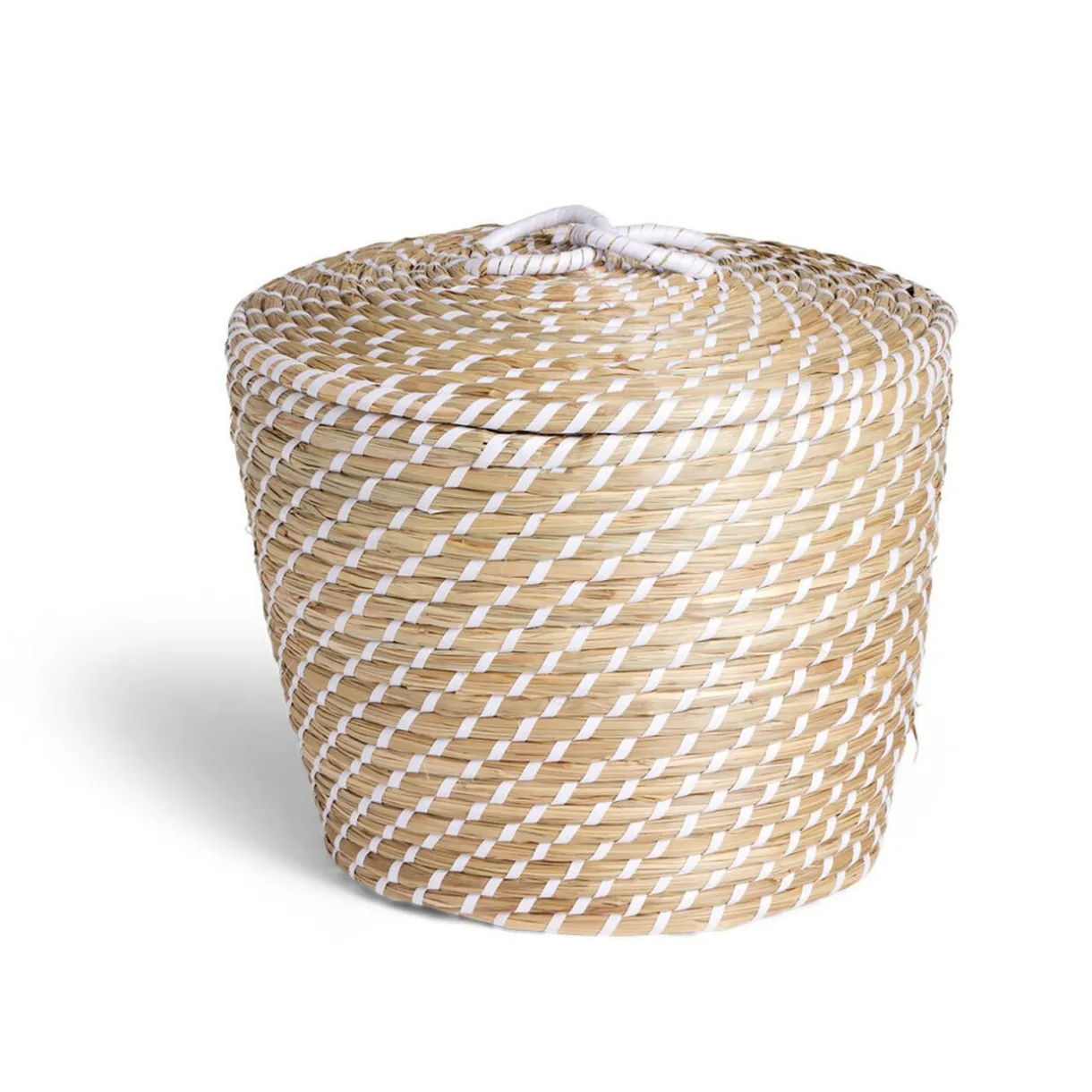 Rangement|Gifi Panière jacinthe avec couvercle grand modèle Ø33xH26cm