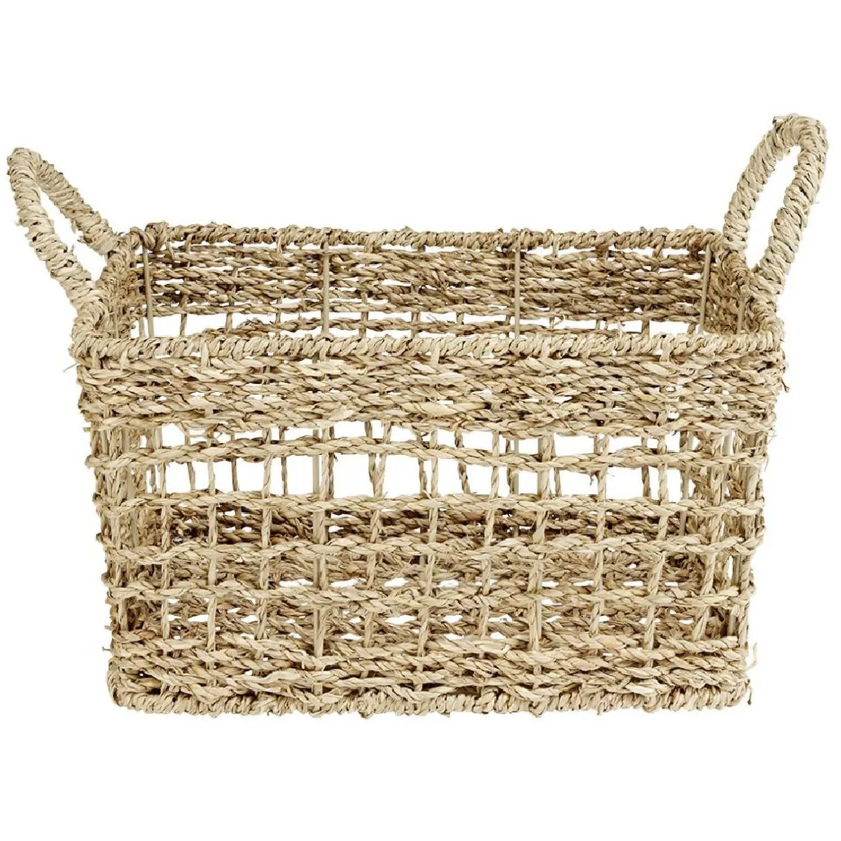 Clearance Gifi Panière jonc de mer 30x20xH15cm Sunflow