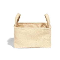 Rangement|Gifi Panière laine bouclée beige 36x26xH20cm