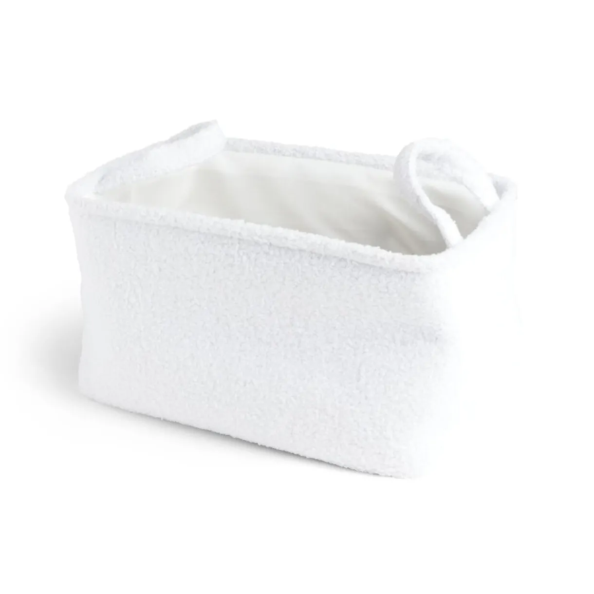 Rangement|Gifi Panière laine bouclée noire 28x18xH15cm