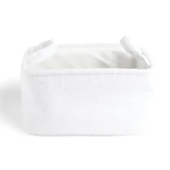 Rangement|Gifi Panière laine bouclée noire 28x18xH15cm